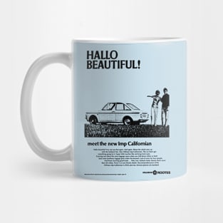 HILLMAN IMP CALIFORNIAN - advert Mug